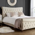 Copenhagen Fabric Bed Frame Beige