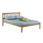 Porto Wooden Bed Frame Pine Small Double Natural