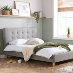 Stockholm Fabric Bed Frame Grey