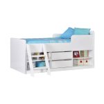Felix White Low Sleeper Bed White