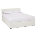 Tivoli Leather Ottoman Bed White