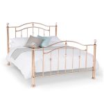 Ashley Rose Gold Metal Bed Frame Rose Gold