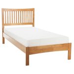 Mya Hevea Honey Oak Bed Frame Natural