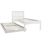 Mya Hevea Opal White Guest Bed White
