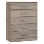 Minnesota Oak 5 Drawer Chest Natural