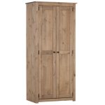 Panama 2 Door Wardrobe Natural