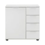 Medina Combi Chest White 1 Door 5 Drawer White