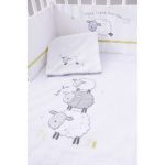 Counting Sheep Space Saver Cot Bedding Set White
