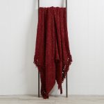 Helsinki Boucle 130cm x 180cm Throw Wine