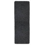 Grey Indoor Scrapper Runner Natural
