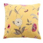 Floral Emilee 45cm x 45cm Cushion Yellow