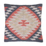 Woven Chunky Knit 45cm x 45cm Cushion Multi Coloured