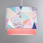 Geo Pink 2 Lasercut Tier Shade Pink