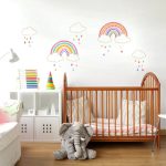 Over the Rainbow Wall Sticker White