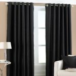 Fiji Black Eyelet Curtains Black