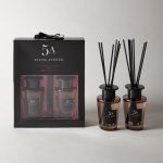 5A Fifth Avenue Set of 2 Black Pomegranate Reed Diffuser Black