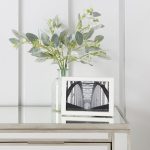 White Edge Silver Plated Photo Frame 7”? x 5”? (18cm x 12cm) White