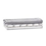 Pack of 3 Grey Muslin Cloths Grey