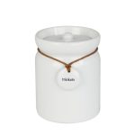 Hang Tag Trinket Pot White