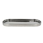 Silver Hammered Tray Silver