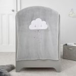 Floating Clouds Fleece Blanket Grey