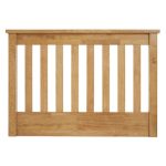 Heather Hevea Wooden Headboard Natural