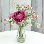 Dorma Astrantia Ranun in Bud Vase Pink