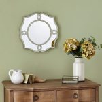 Circular Cream Vintage Mirror Cream (Natural)