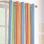 Monkeying Around Blackout Eyelet Curtains Yellow, Orange, Green and Blue