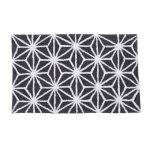 Geo Charcoal Bath Mat Charcoal