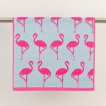 Flamingo Fuchsia Towel Fuchsia
