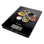Salter Spicy Electronic Kitchen Scale Black