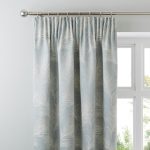 Feathers Duck Egg Pencil Pleat Curtains Duck Egg (Blue)