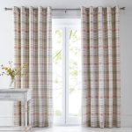Sierra Pink Blackout Eyelet Curtains Pink