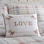 Sierra Pink Cushion Pink/White