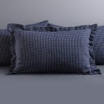 Grant Blue Oxford Pillowcase Blue