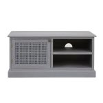 Lucy Cane Grey TV Stand Slate (Grey)