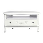 Toulouse Ivory Corner TV Stand Off-White