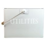 Utilities Grey Storage Tin Grey
