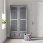 Lucy Cane Grey Gents Wardrobe Slate (Grey)
