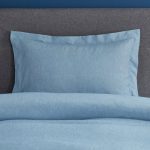 Fogarty Soft Touch Marl Effect Denim Oxford Pillowcase Denim