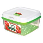 Sistema Freshworks 2.6L Square Food Storage Box Clear