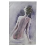 Figurative Canvas Grey linen