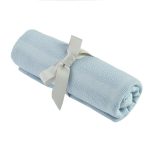 Blue Bamboo Cellular Shawl Blue