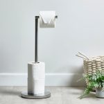 Manhattan Toilet Roll Butler Silver
