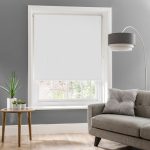 Luna White Blackout Roller Blind White