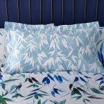 Papilio Duck Egg Oxford Pillowcase White