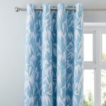 Papilio Duck Egg Blackout Eyelet Curtains Duck Egg (Blue)