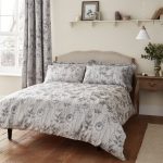 Freya Grey Duvet Cover and Pillowcase Set Grey