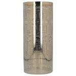 5A Fifth Avenue Gold Geo Glass Vase Gold